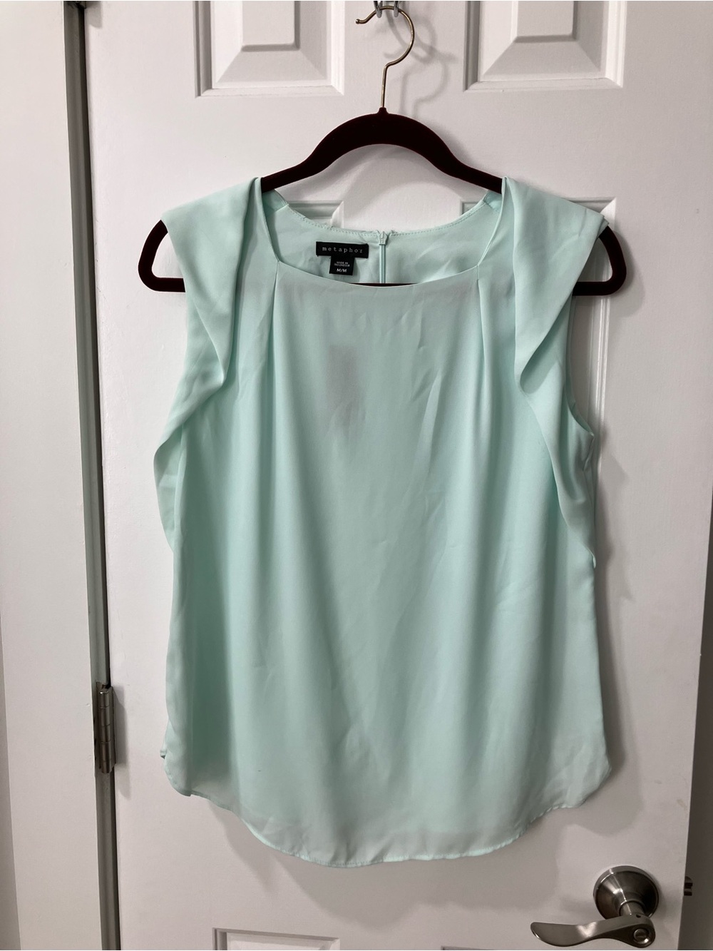 Metaphor Mint Sleeveless Chiffon Camisole
